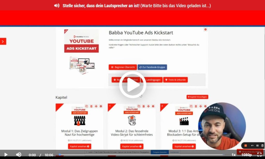 YouTube Ads Kickstart von Baba Media