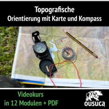 Topografische Orientierung mit Karte und Kompass Online Kurs